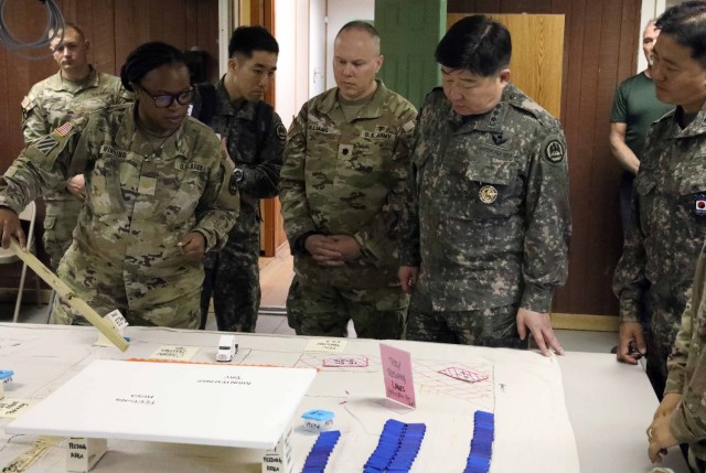 The Louisiana National Guard hosted a delegation of officers from the Republic of Korea’s Army at Jackson Barracks in New Orleans and other LANG facilities to share its extensive disaster response experience Nov. 13, 2024.