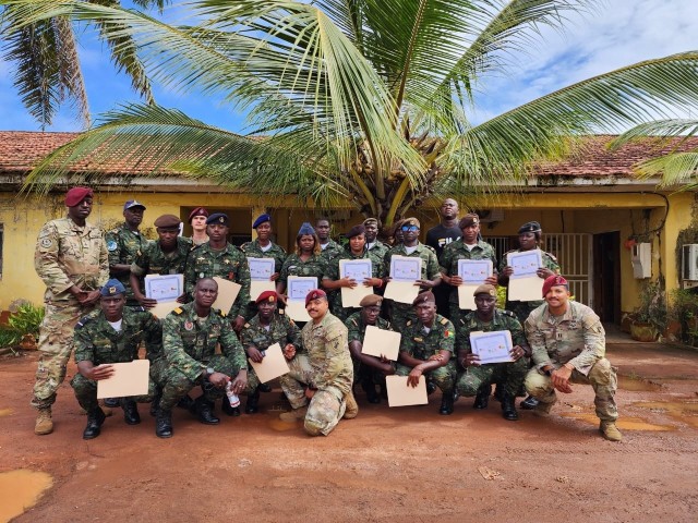 Civil affairs soldiers build partnerships in Guinea-Bissau