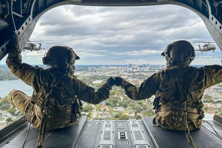 Flyover Fist Bump