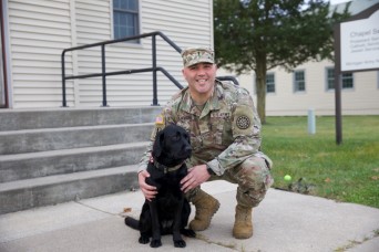 Ministry Dog Aids Michigan Army Guard Soldier Resiliency