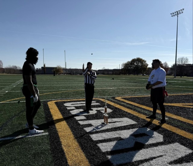 20th CBRNE Command Defenders win flag football championship during APG Turkey Bowl