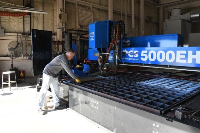 Marine Corps veteran Andy Pinkerton has worked as a welder at U.S. Army Yuma Proving Ground since 2005. He started as a Student Career Experience Program (SCEP) employee who was made permanent after graduating from college.