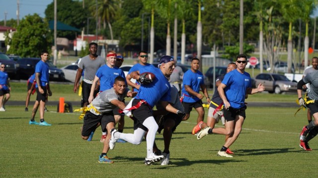 Fort Buchanan keeps the Thanksgiving Football Tradition alive in the Caribbean