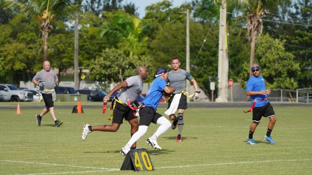 Fort Buchanan keeps the Thanksgiving Football Tradition alive in the Caribbean