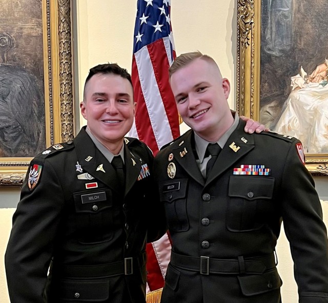 Brothers in service: JMC’s Milch leads sibling’s hometown promotion ceremony