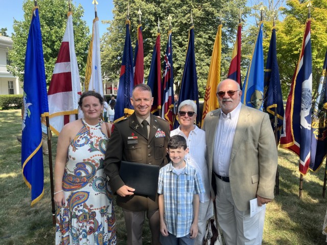 Lt. Col. Michael Tornambe and Family