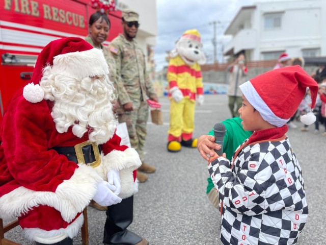 Sharing Holiday Cheer: USAG Okinawa Connects with Local Community
