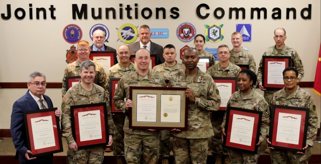 Joint Munitions Command, 14 of its subordinate organizations receive Army Superior Unit Award