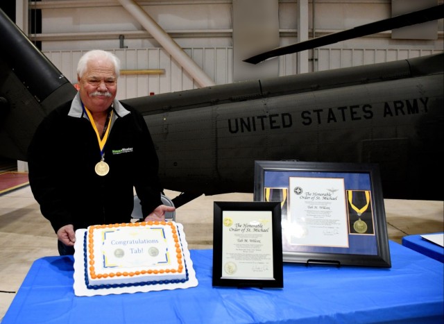 Honorable Order of St. Michael recipient surprised with ceremony: On Nov. 7, Tab Wilcox became YPG’s 13th inductee of the Honorable Order of St. Michael. Wilcox was presented with a certificate, medallion, and lapel pin in a surprise ceremony.
