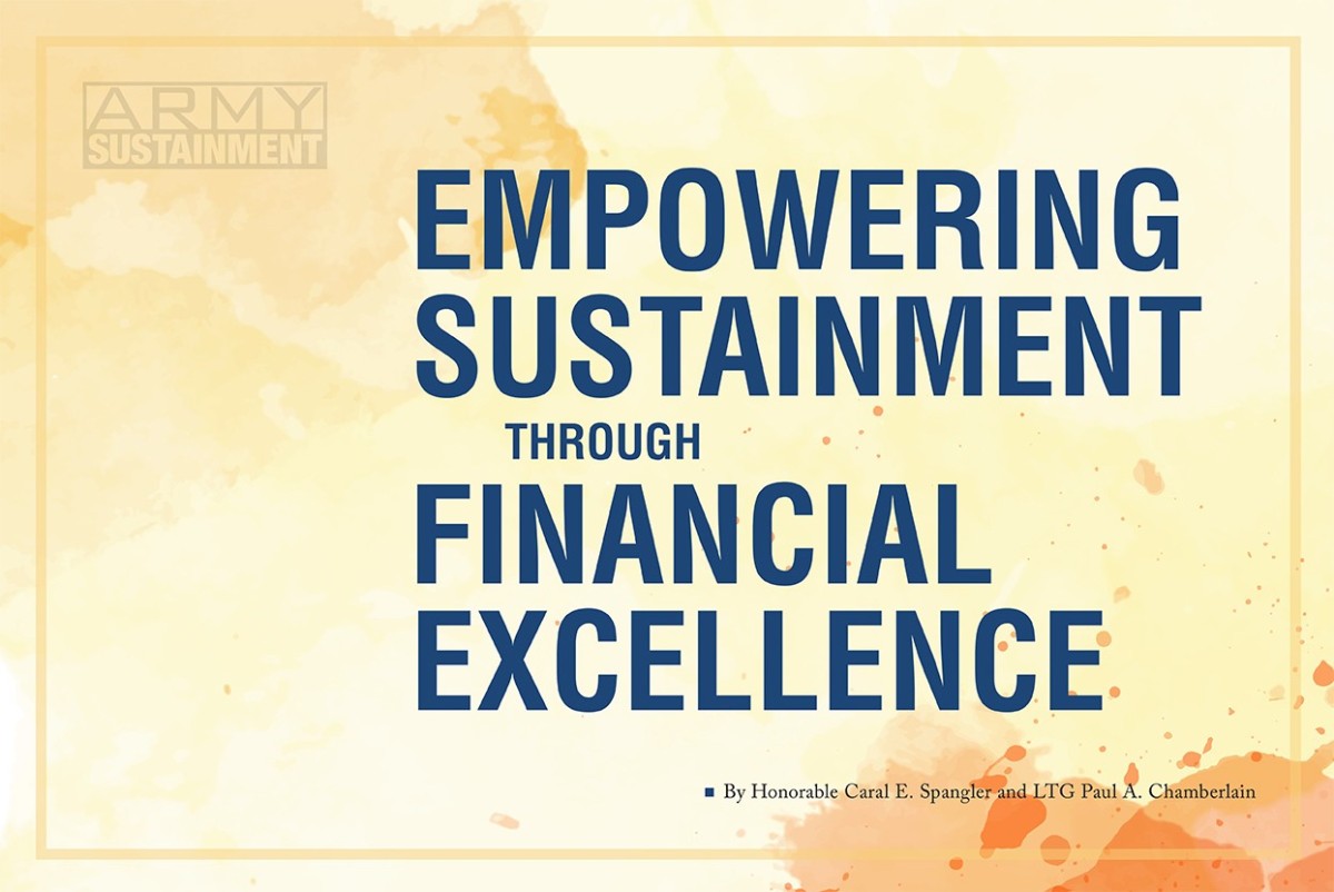 Empowering Sustainment Through Financial Excellence | Article | The ...