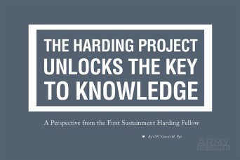 The Harding Project Unlocks the Key to Knowledge | A Perspective from the First Sustainment Harding Fellow