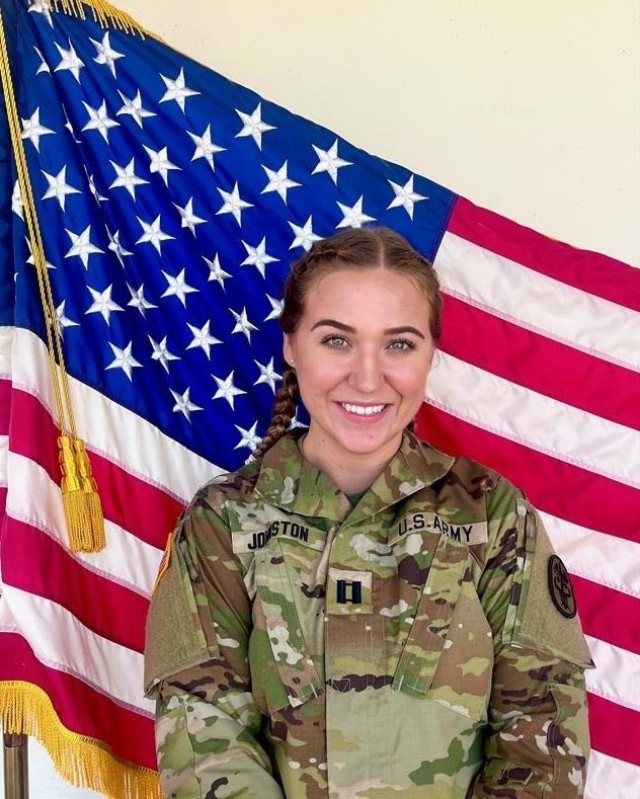 U.S. Army Capt. Lauren Johnston stepped into the role of Officer in Charge of Yuma’s veterinary section in August 2024. (U.S. Army photo)