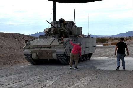 The Bradley Fighting Vehicle has proved itself to be lethal and survivable in multiple theaters since first fielded in the 1980s. Recently, U.S. Army Yuma Proving Ground personnel conducted a production qualification test on the Vehicle Protection...