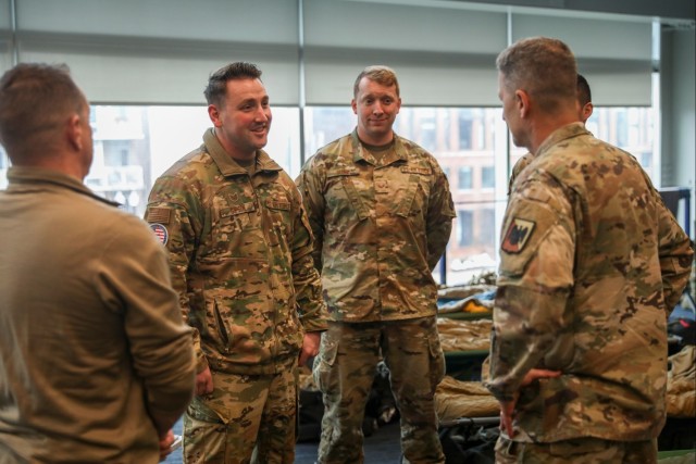 National Guard Bureau leaders meet with Guardsmen supporting 60th Presidential Inauguration