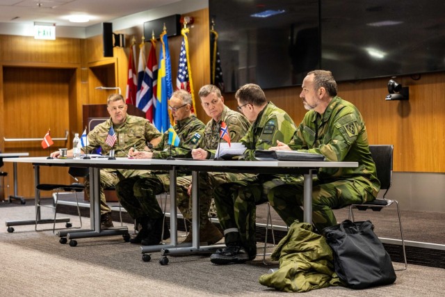 US Army Europe and Africa hosts second Nordic NATO Staff Talks