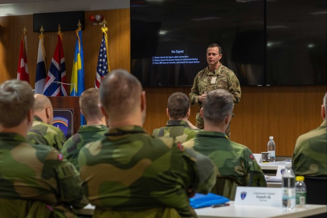 US Army Europe and Africa hosts second Nordic NATO Staff Talks