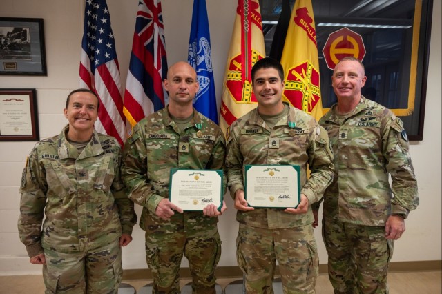 Soldiers honored with awards for exceptional service