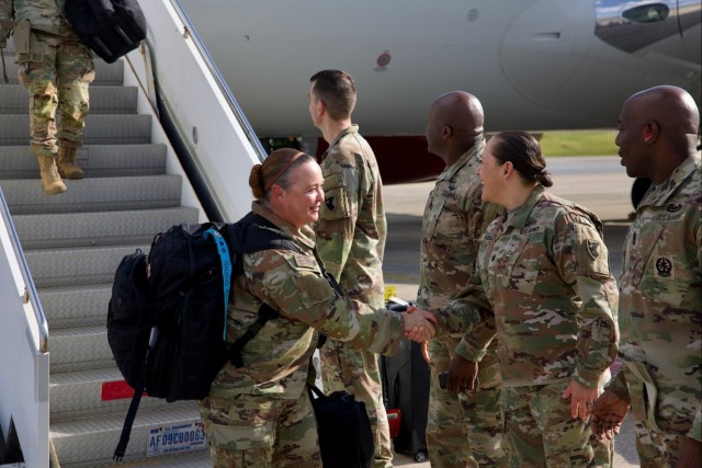 Bravo Battery, 1st Battalion, 1st Air Defense Artillery Regiment returns from Middle East deployment