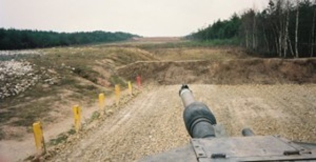 Tank from 2-64 Armor on Grafenwoehr's Range 109