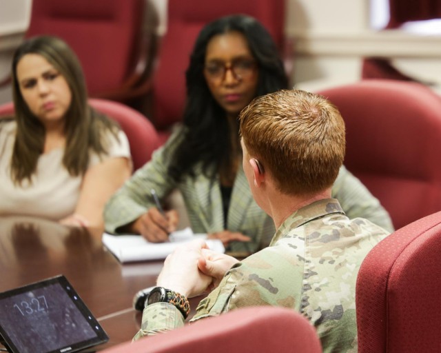 The Garrison Command team held its inaugural session feedback session with its workforce, &#34;What&#39;s Poppin&#39;,&#34; in an effort to increase transparency and one-on-one feedback with employees. Garrison Command Sgt. Maj. Dan Hopkins said...