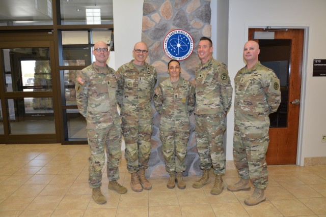 William Beaumont personnel visit the McAfee U.S. Army Health Clinic