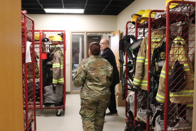 Members of the Fort McCoy (Wis.) Garrison command team and Fort McCoy personnel visit with leaders and staff of Western Technical College on Jan. 27, 2025, during a visit to a Western campus in Sparta, Wis. Fort McCoy Garrison Commander Col....