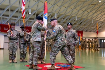1st Engineer Brigade bids farewell to Batchan, welcomes Cody during change-of-responsibility ceremony
