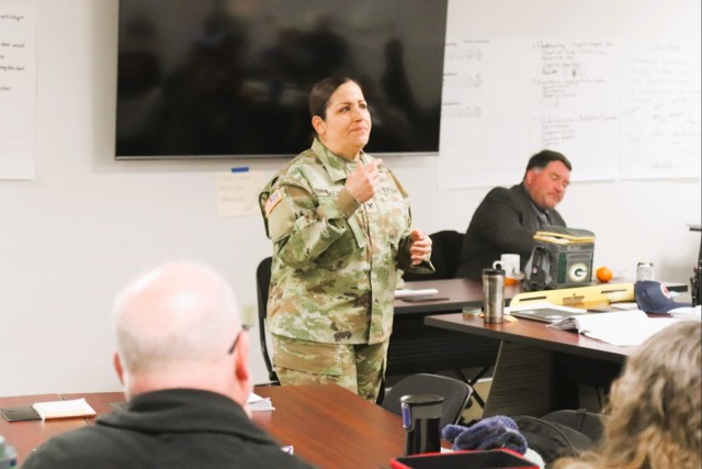 Fort McCoy Garrison command team members hold ‘lunch & learn’ with CES Intermediate Course students