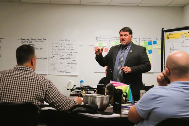 Fort McCoy Garrison command team members hold ‘lunch & learn’ with CES Intermediate Course students