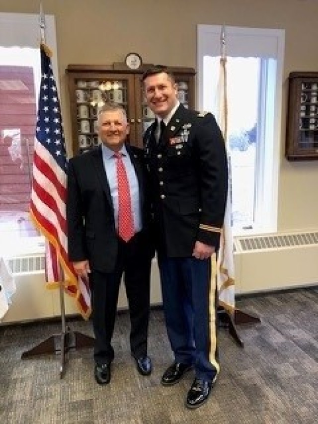 Retired Col. Paul R. Plemmons (left) and Lt. Col. Ryan Plemmons (right)