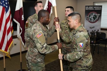 USAMMA holds detachment change of command ceremony