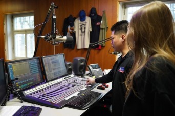 USAG Bavaria high school student explores career opportunities at AFN Bavaria