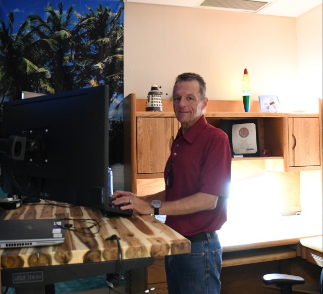 Serving in the U.S. Army Signal Core provided Information Technology Specialist Ron Hansen with the experience for a career after the Army as a civilian employee at Yuma Test Center