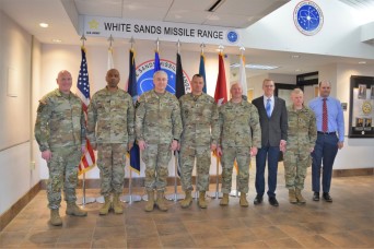 Army Test and Evaluation Command Commanding General and Command Sergeant Major visit White Sands Missile Range
