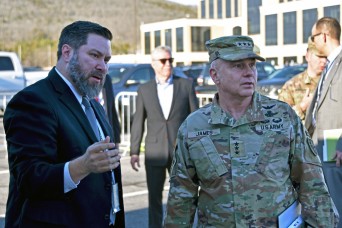 USSPACECOM deputy commander receives update on Army space
