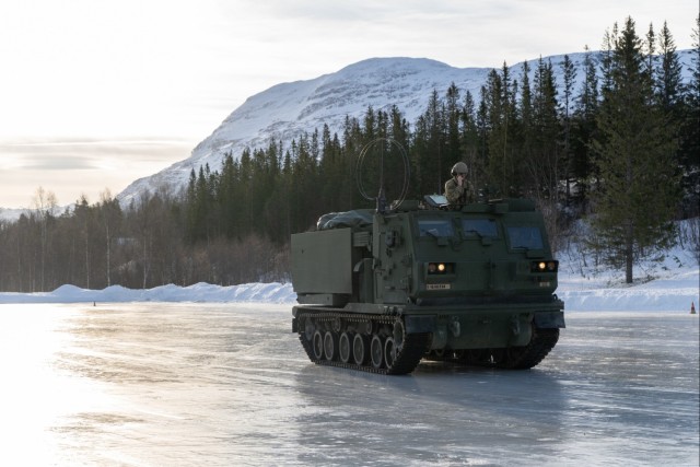 41st Field Artillery Brigade conducts arctic drivers training during Joint Viking 25 in Norway