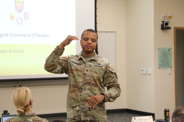 7Th Signal Command Theater conducted a senior leader summit