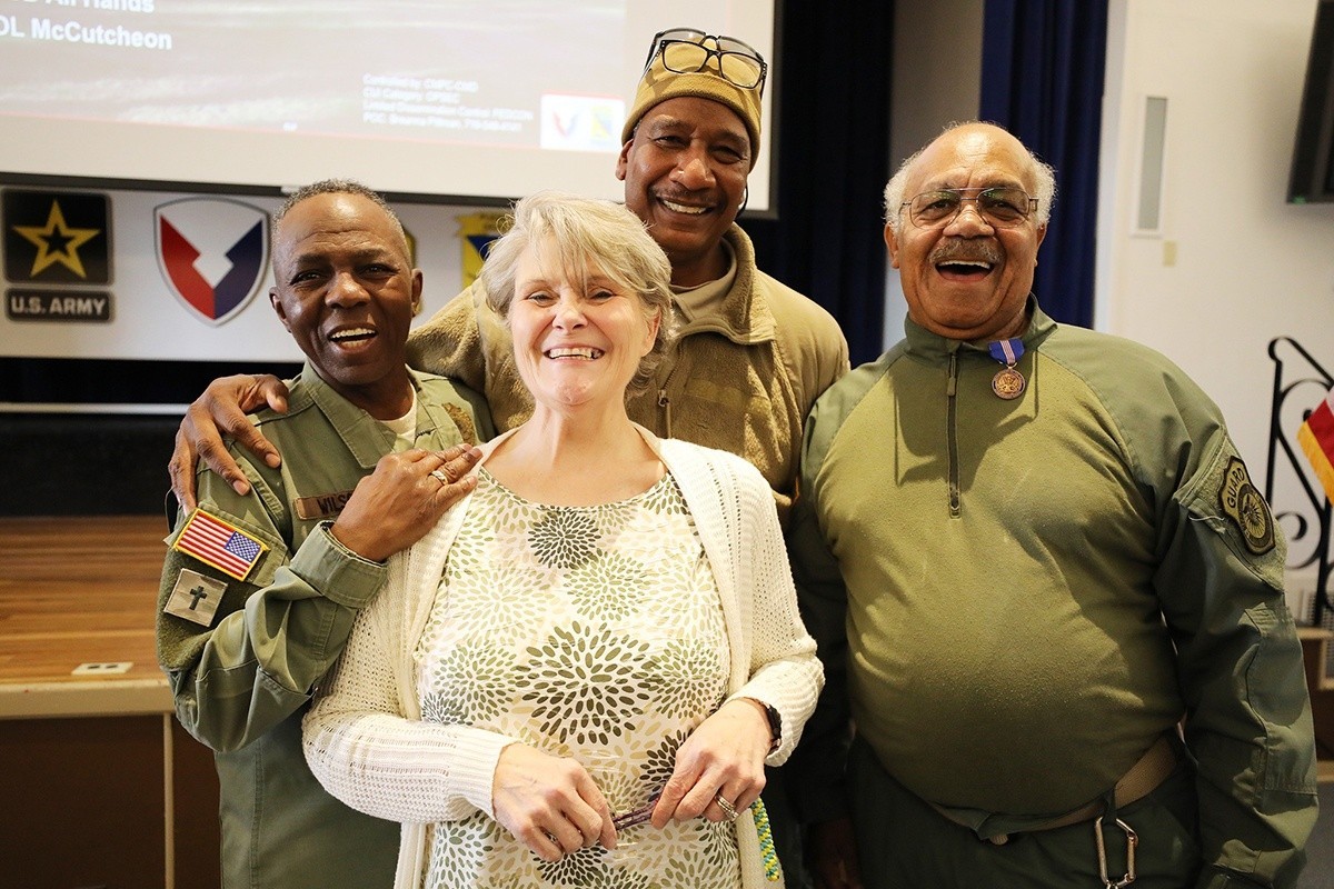 Ms. Lisa Dyer, an AMC employee of the Quarter, celebrates the ...