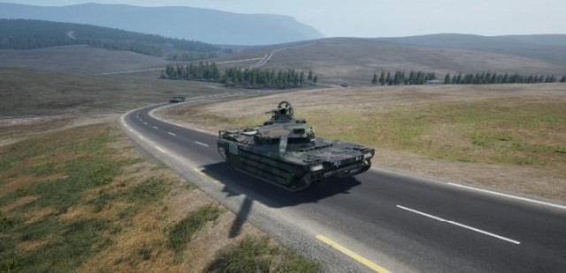 ground vehicle virtual simulation