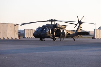 OIR partners conduct air assault riding on the 'Wings of Destiny'