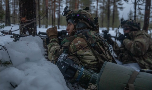 10th Mountain Division (LI) trains with the Finnish army during Arctic Forge