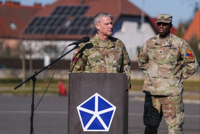 1st Armored Division assumes control of operations in Eastern Europe