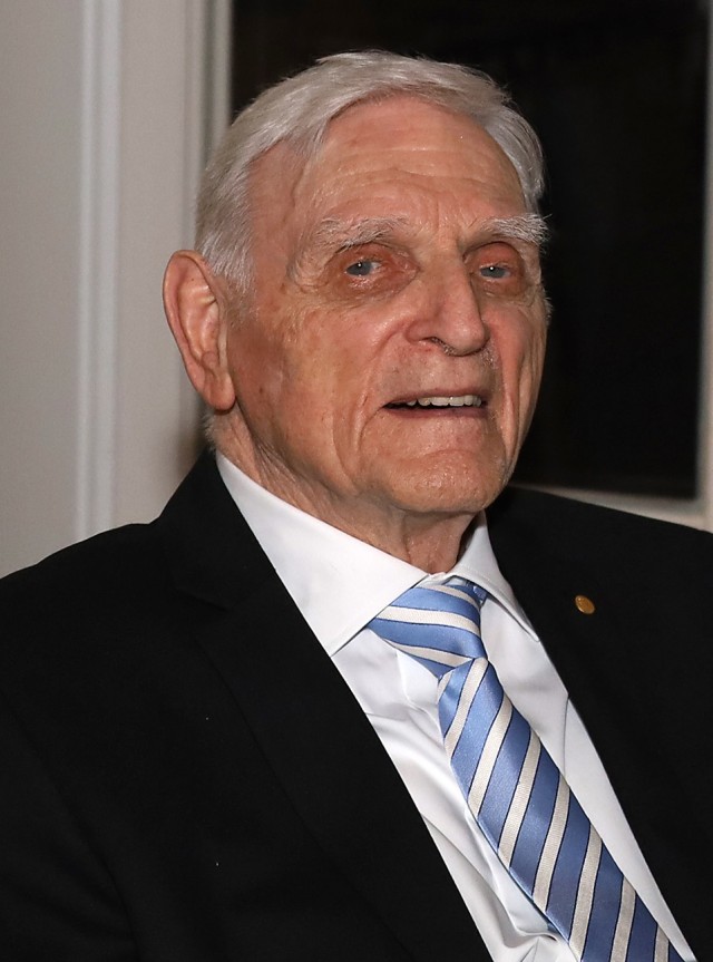 John B. Goodenough in Sweden, Dec. 9, 2019, where he accepts the Nobel Prize in chemistry.