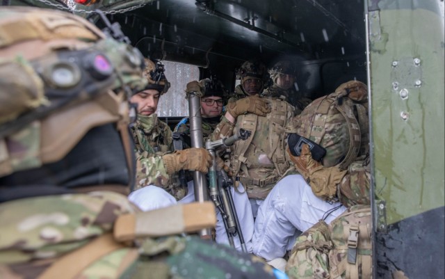 10th Mountain Division (LI) Soldiers prepare to deploy to Sodankylä Training Area