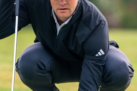 Army Capt. Justin Williamson places the ball at The Legends Golf Course at Parris Island during the 2025 Armed Forces Golf Championship at Marine Corps Recruit Depot, Parris Island, S.C., Feb. 25, 2025. (U.S. Army Photo by Staff Sgt. Ray Robinson III)