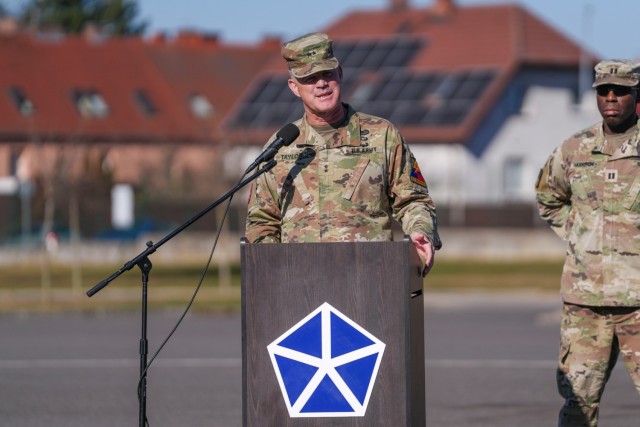 1st Armored Division assumes control of operations in Eastern Europe