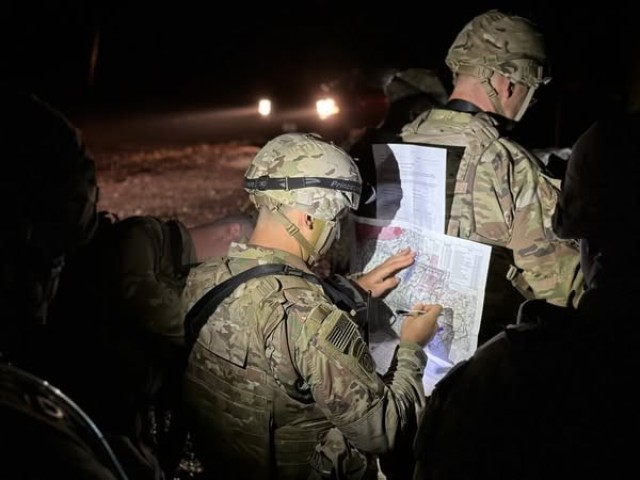 U.S. Army Aviation Center of Excellence Best Squad/Best Warrior competitors attempt a day land navigation exercise testing the fundamentals of Soldiering, leadership and unit cohesion. (U.S. Army photo by 1LT EC Presnell)