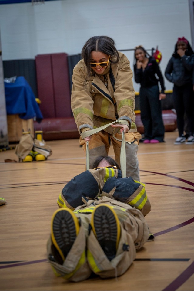 Connecticut High School Students learn about the National Guard during “Mission Day”
