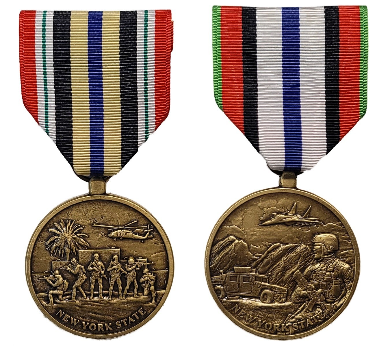 New York thanks Afghan and Iraq War vets with commemorative medals ...