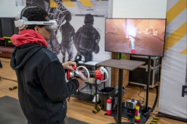 Connecticut High School Students learn about the National Guard during “Mission Day”